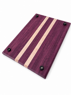 Purple Heart & Maple Cutting Board