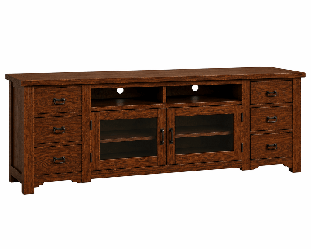 Artisan Entertainment Stand with optional Hutch
