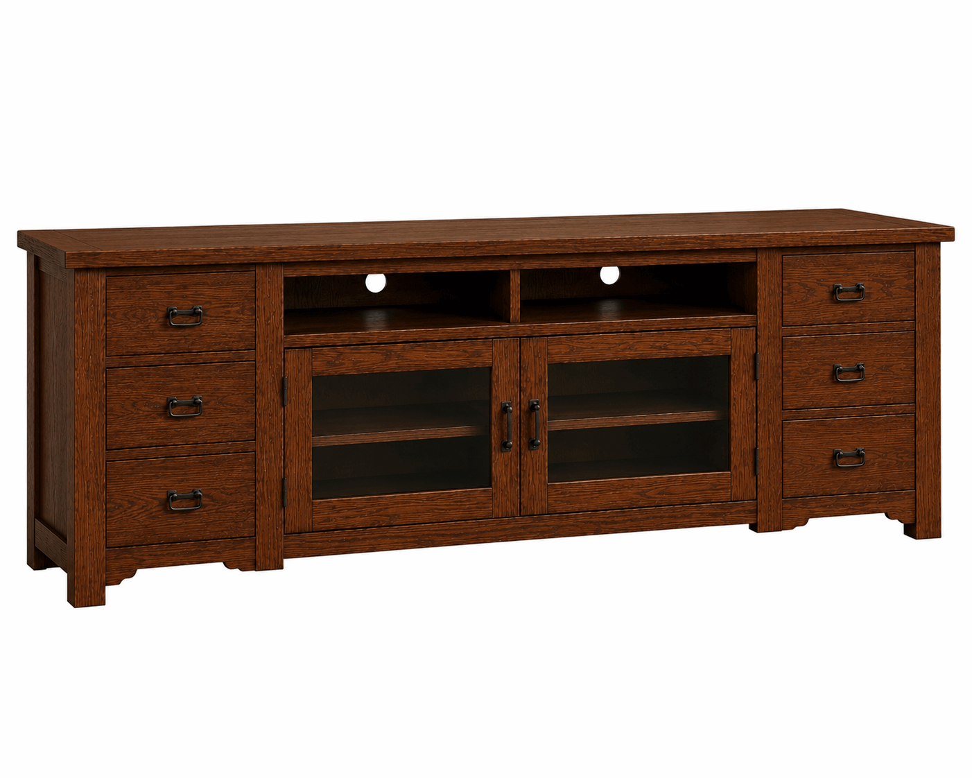 Artisan Entertainment Stand with optional Hutch