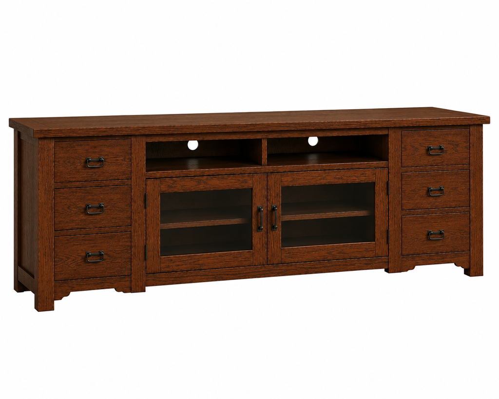 Artisan Entertainment Stand with optional Hutch