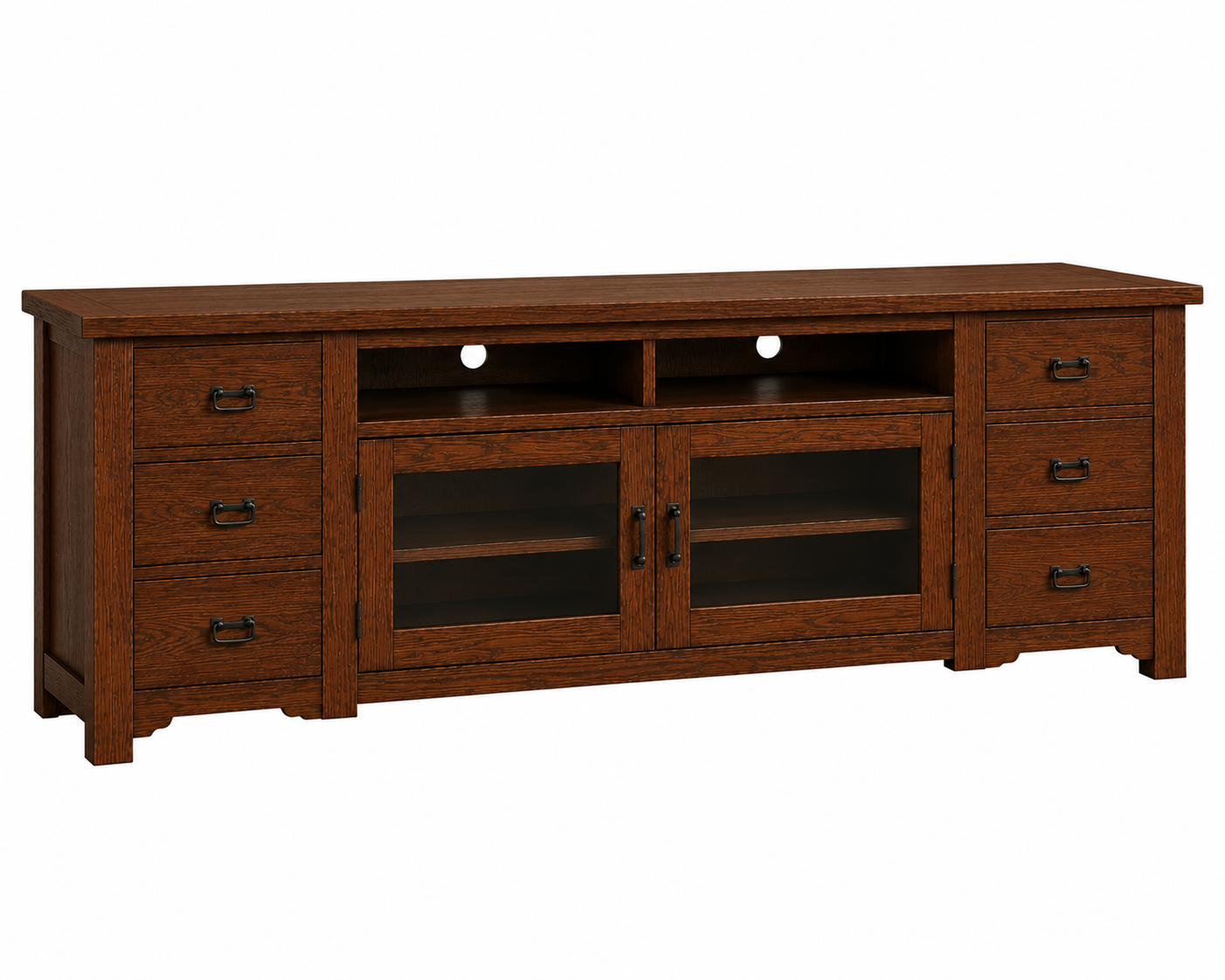 Artisan Entertainment Stand with optional Hutch