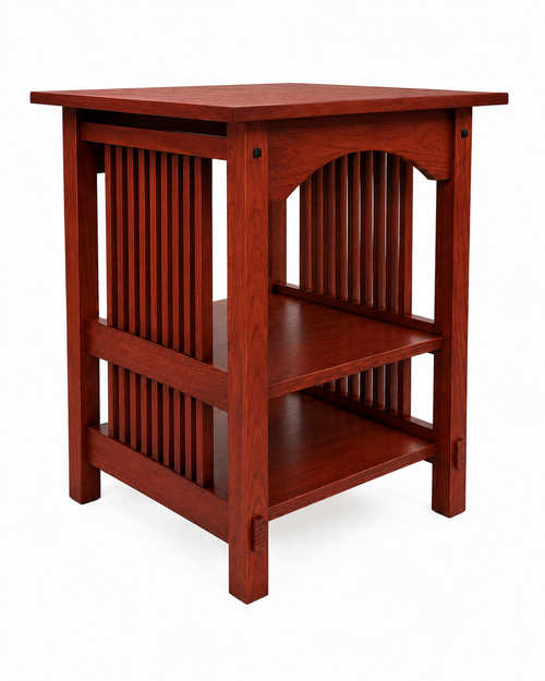 Double Shelf End Table