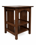 Double Shelf End Table
