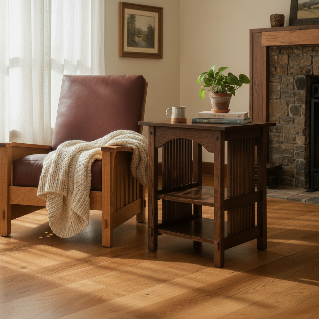 Double Shelf End Table - Instagram Centered