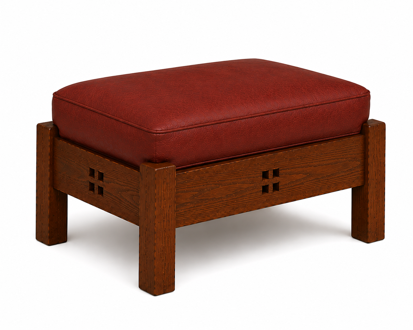 Morris Style Padded Footstool