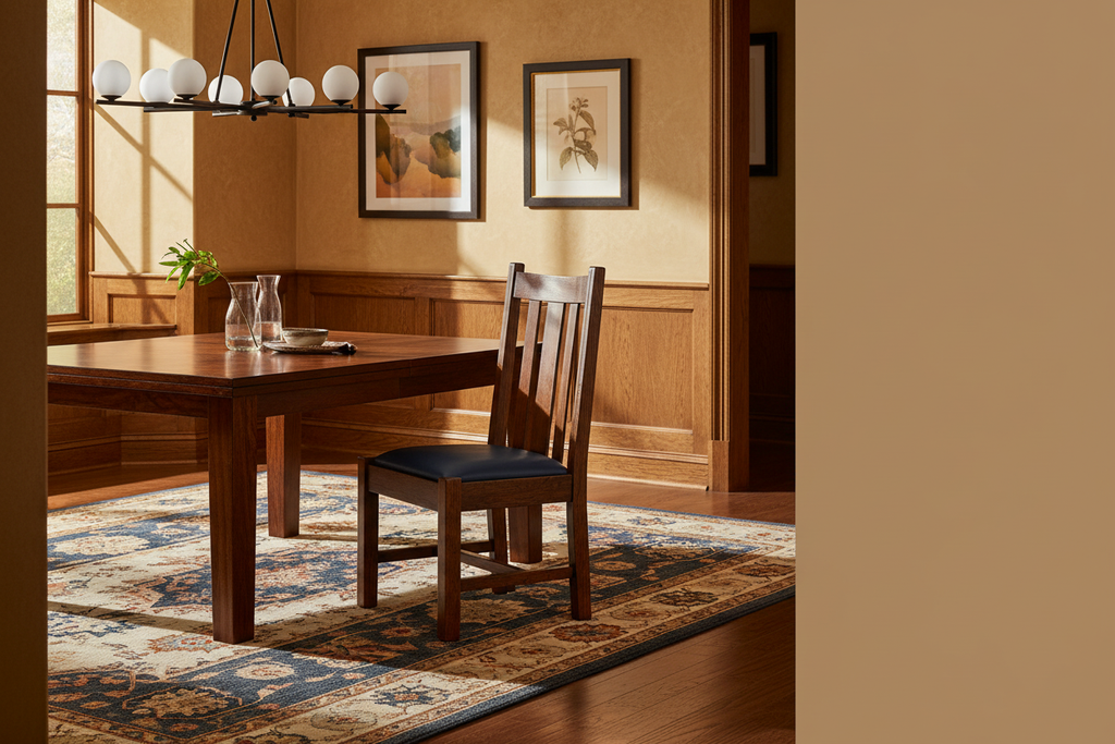 Luxurious lifestyle image featuring the Union Side Chair